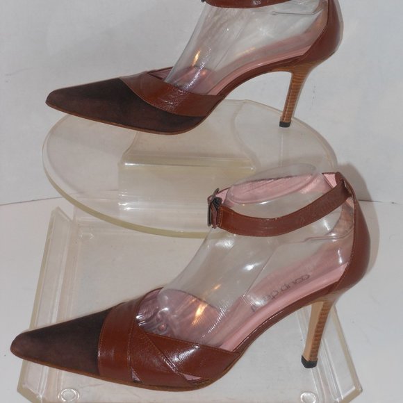 COUP DE'TAT BROWN LEATHER SHOES SIZE 9 MEDIUM - Picture 2 of 7